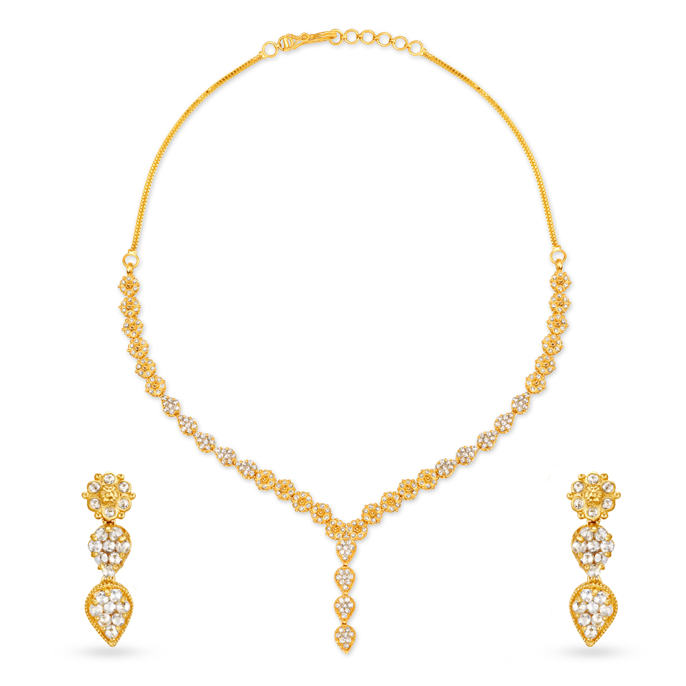 Majestic Gold Necklace Set,,hi-res image number null