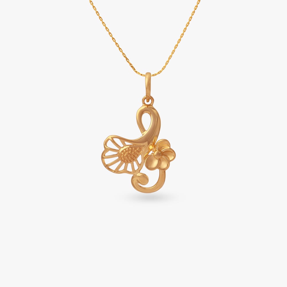 Blooming Grace Gold Pendant,,hi-res image number null