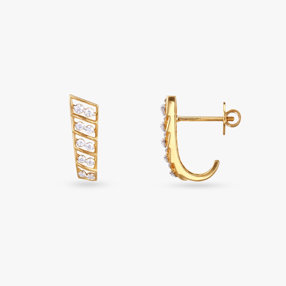 Radiant Gleam Diamond Stud Earrings,,hi-res image number null