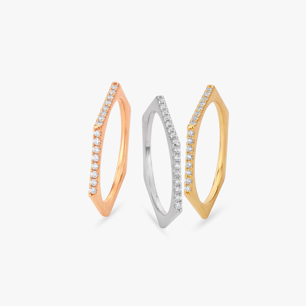 Triple Stack Diamond Ring,,hi-res image number null