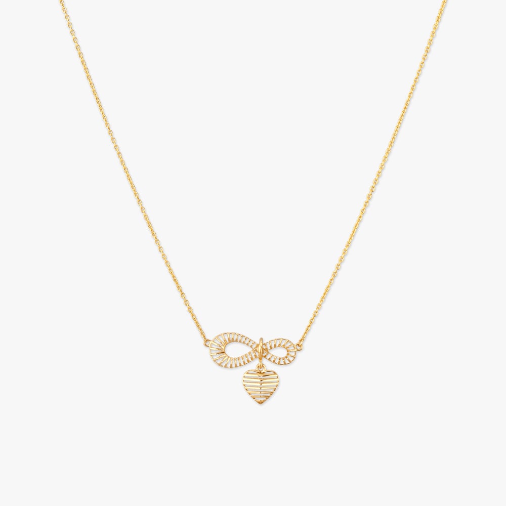 

Heart Link Gold Necklace