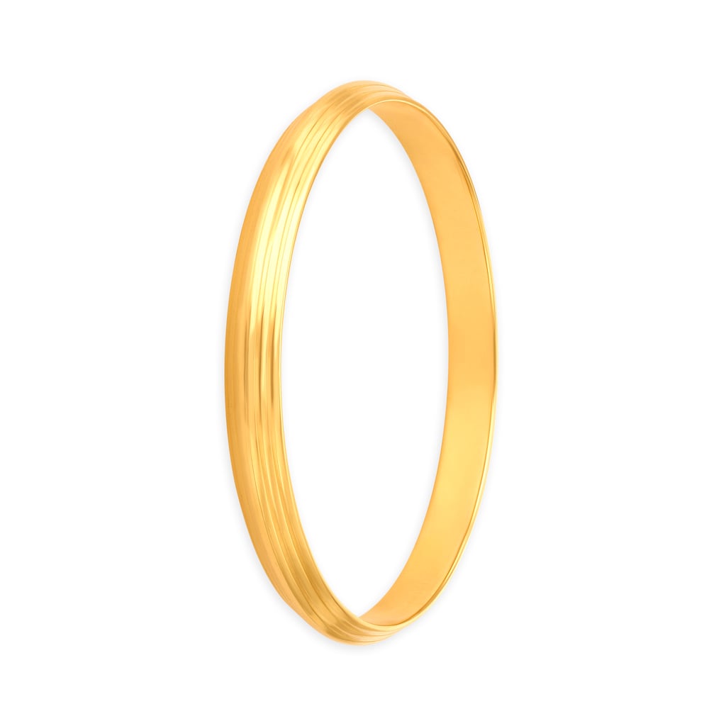 Timeless Groove Gold Kada for Men,,hi-res image number null
