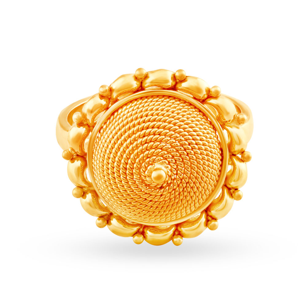 Striking Fusion Gold Cocktail Ring,,hi-res image number null