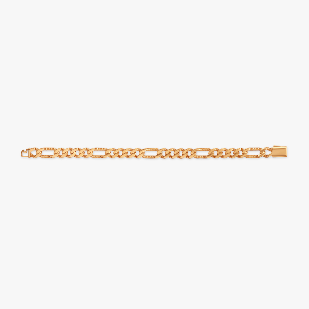 

Bold Men's Gold Bracelet