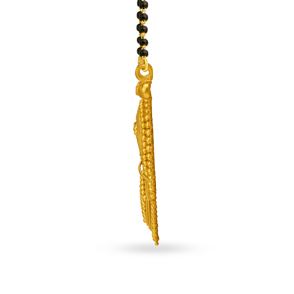 Ornate Gold Mangalsutra Pendant,,hi-res image number null