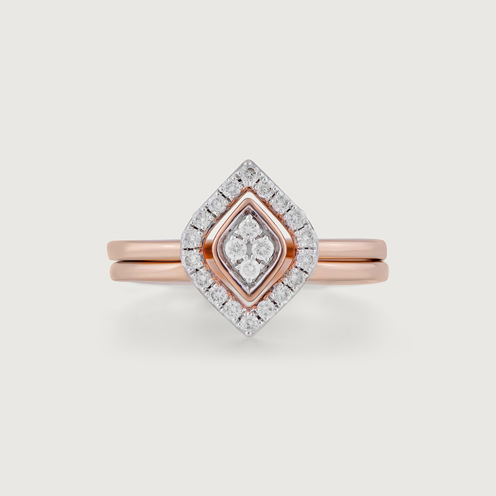Vintage Glam Gold & Diamond Ring,,hi-res image number null
