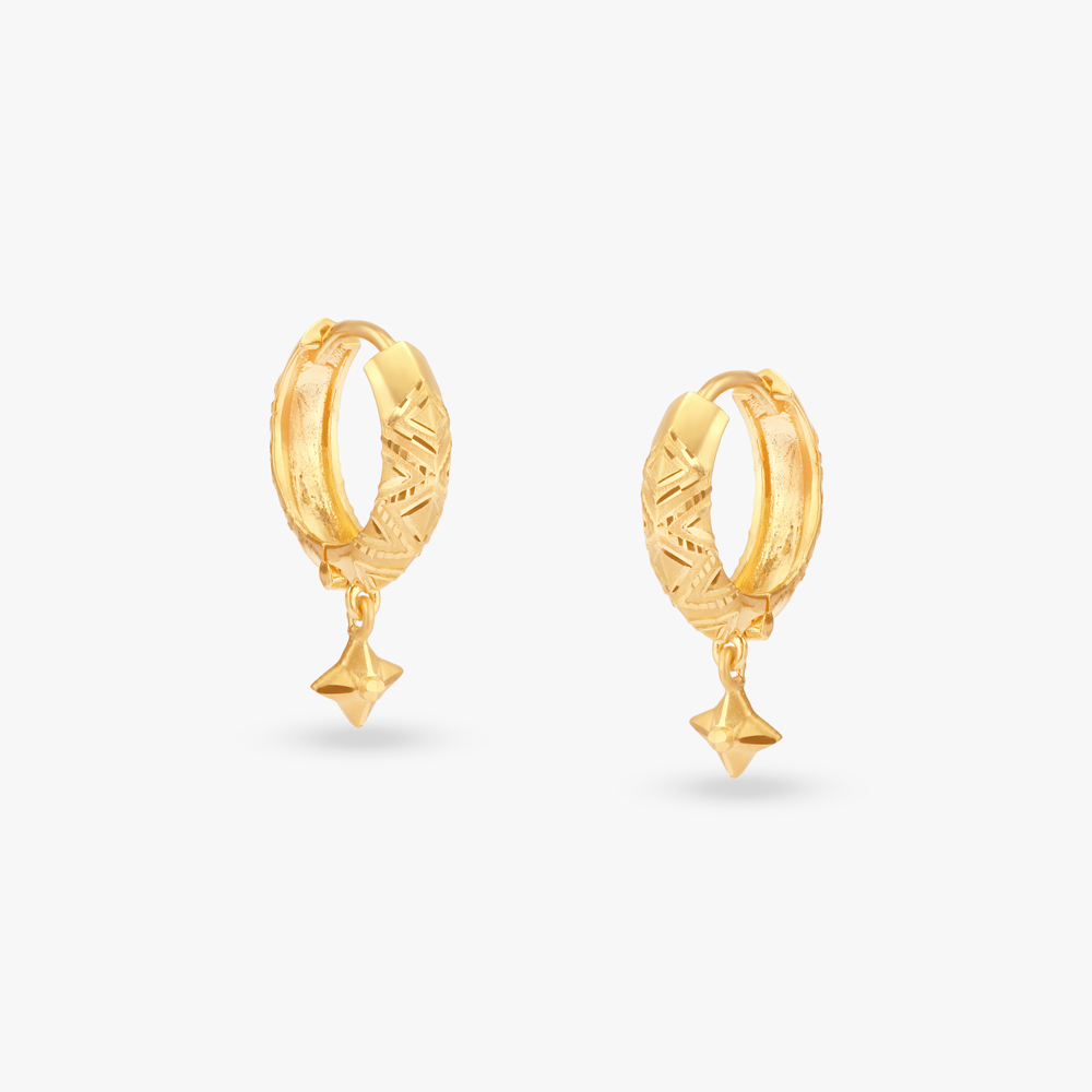 

Radiant Geometry Gold Hoop Earrings
