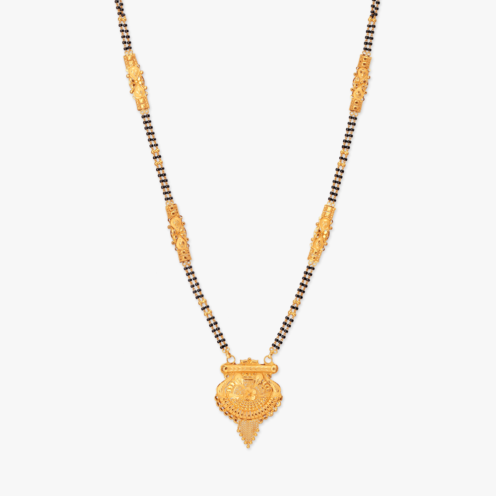Temple Grace Gold Mangalsutra,,hi-res image number null