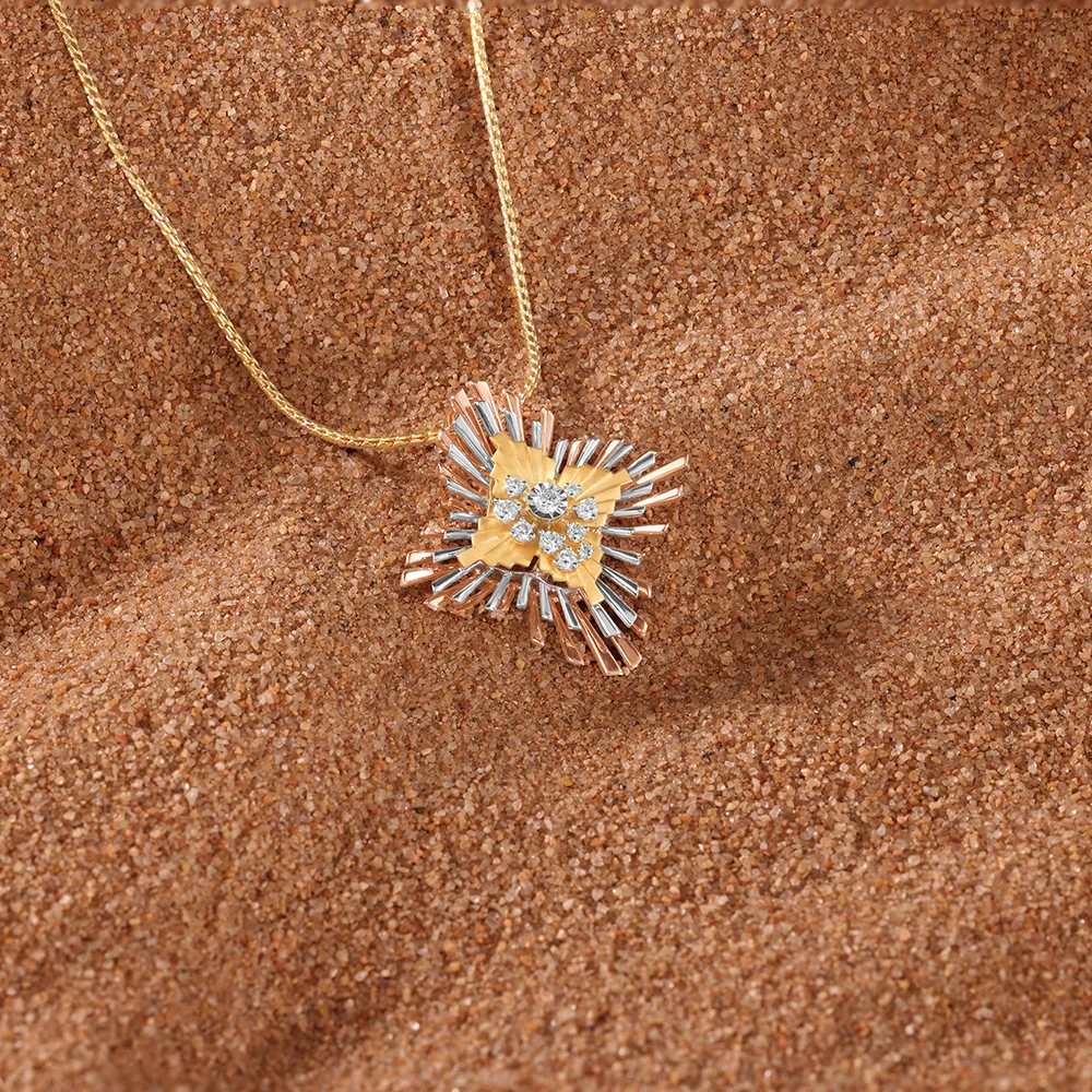 Radiant Bloom Diamond Pendant,,hi-res image number null