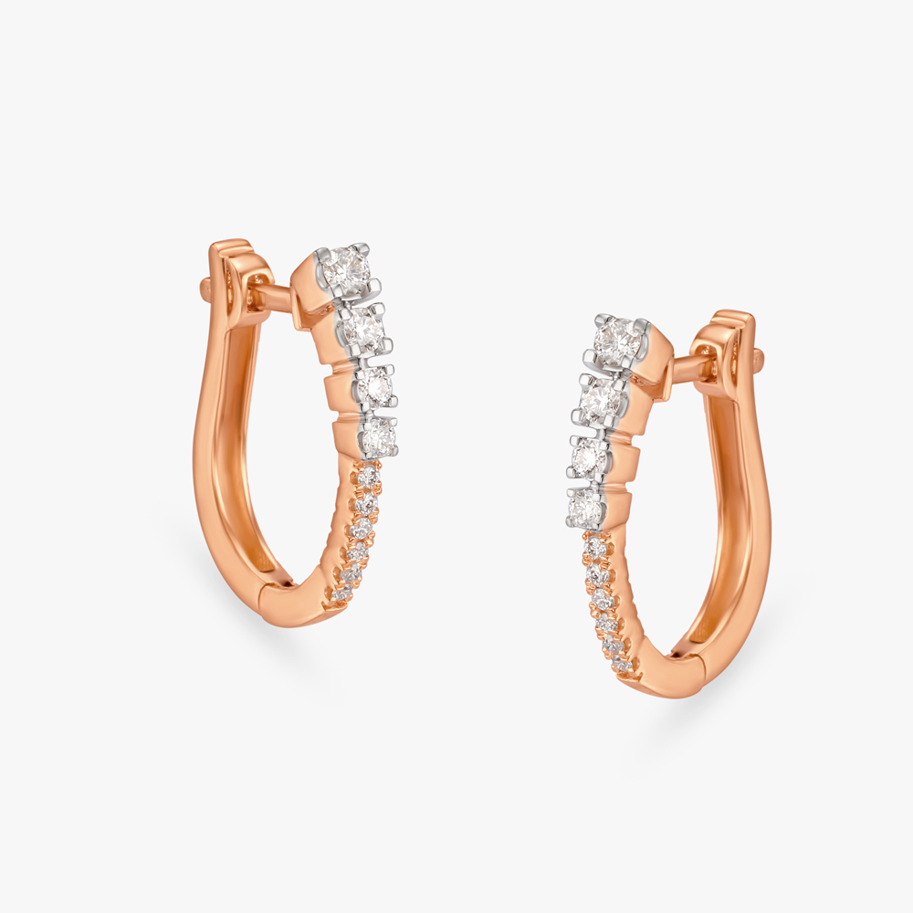 Sleek and Shine Hoop Earrings,,hi-res image number null