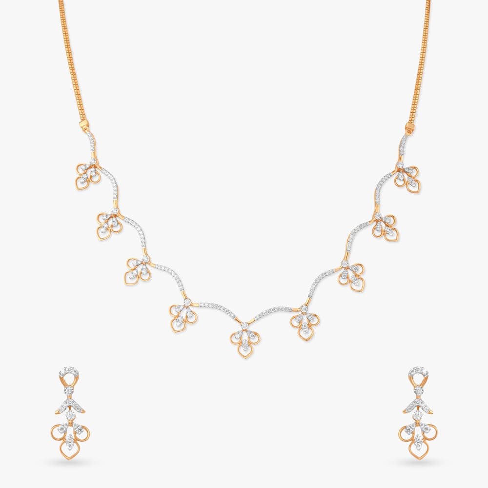 Luminous Heartscape Diamond Necklace Set,,hi-res image number null
