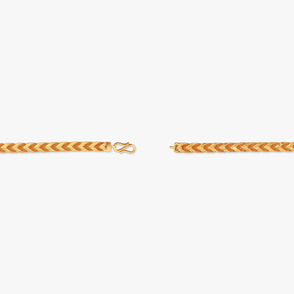Bold Chevron Gold Bracelet for Men,,hi-res image number null