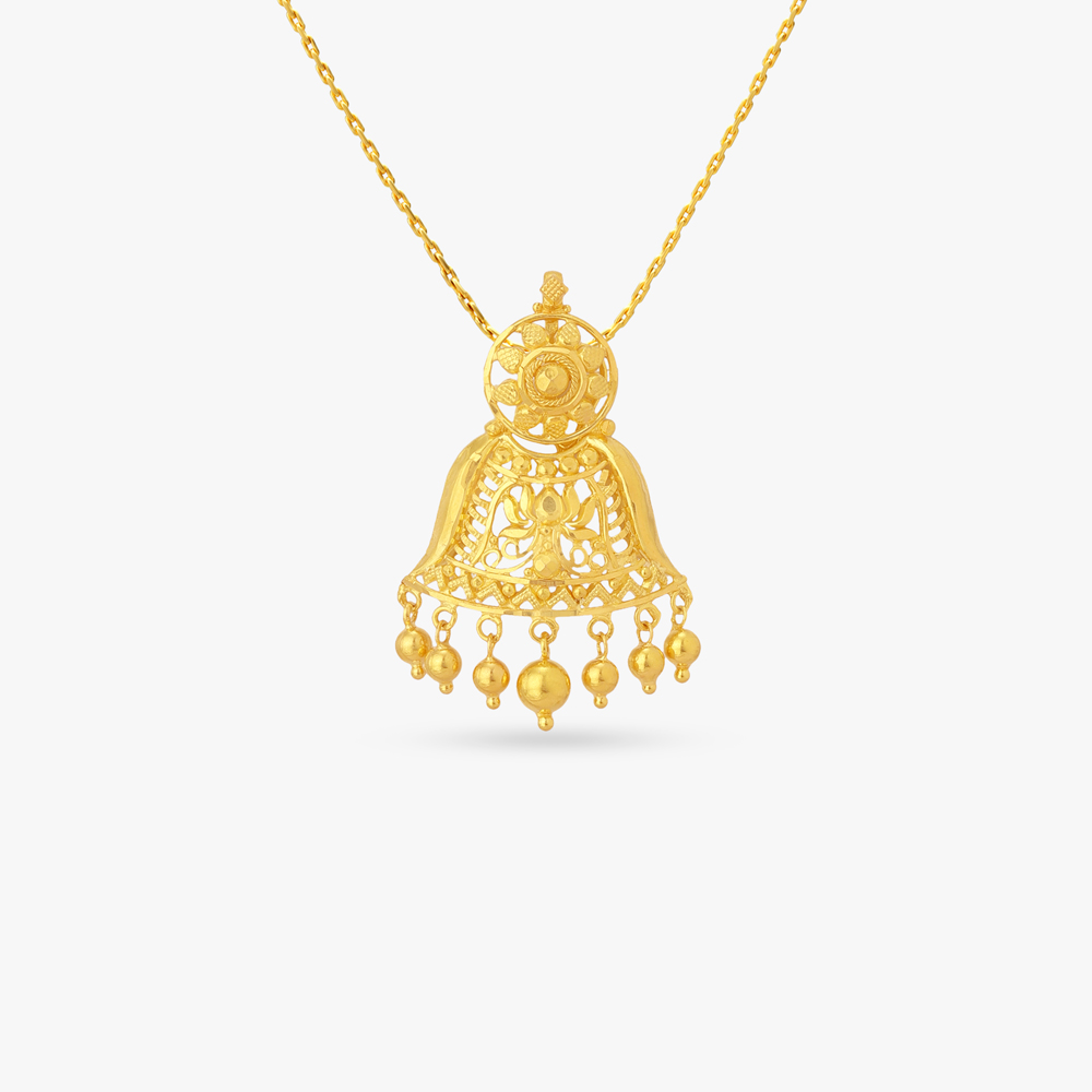 Lotus Bloom Gold Maang Tikka,,hi-res image number null