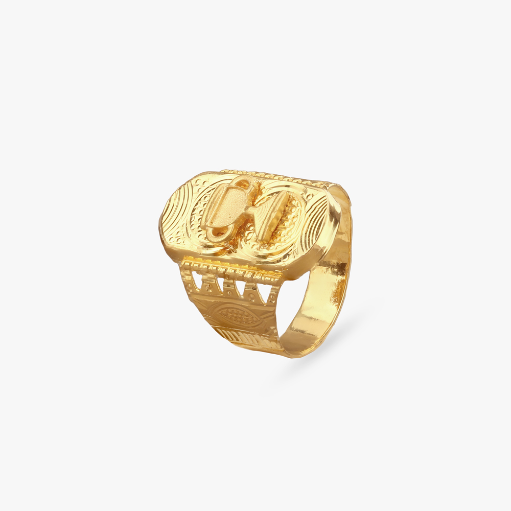 

Trophy Mark Gold Ring for Men