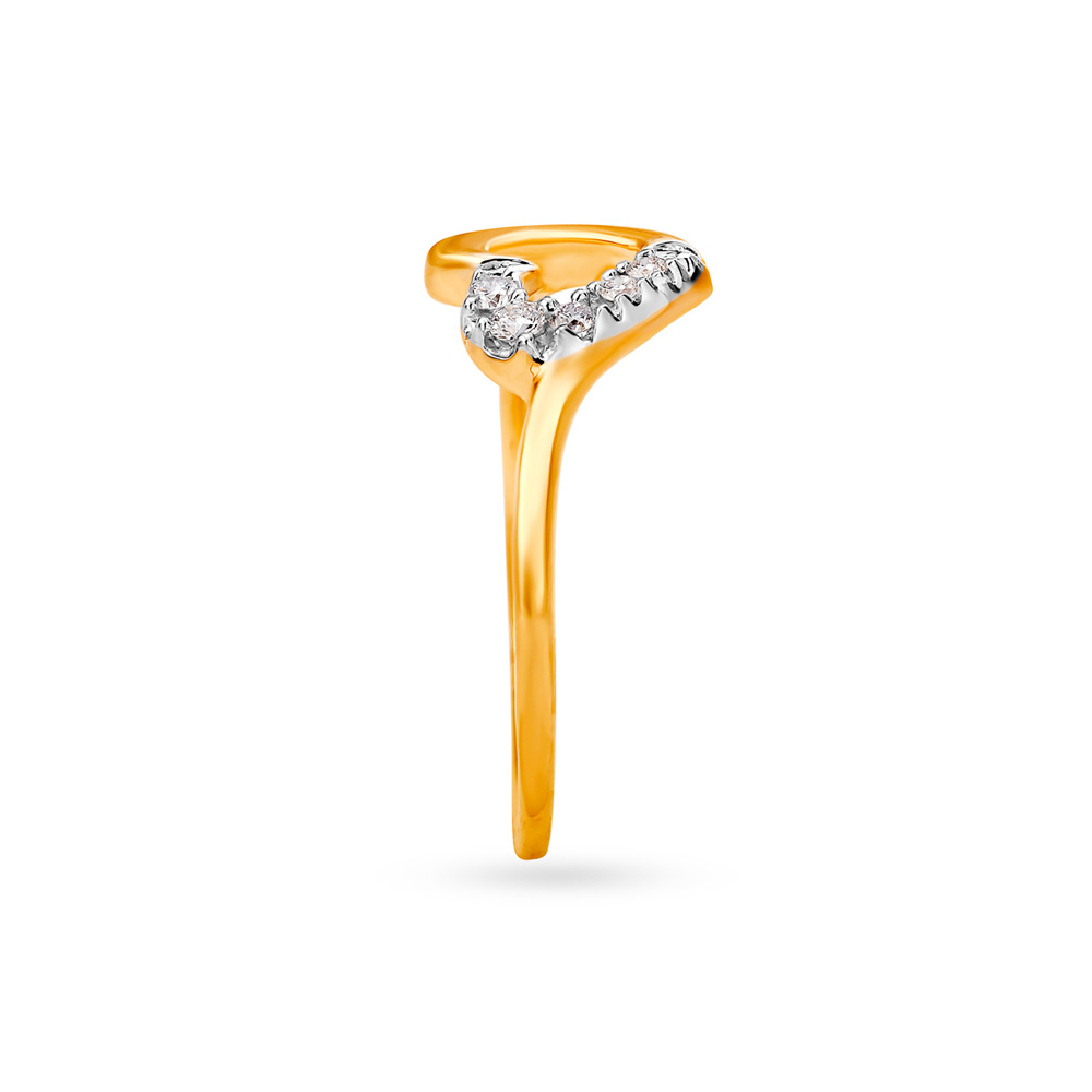 Heart-shaped Diamond Finger Ring,,hi-res image number null