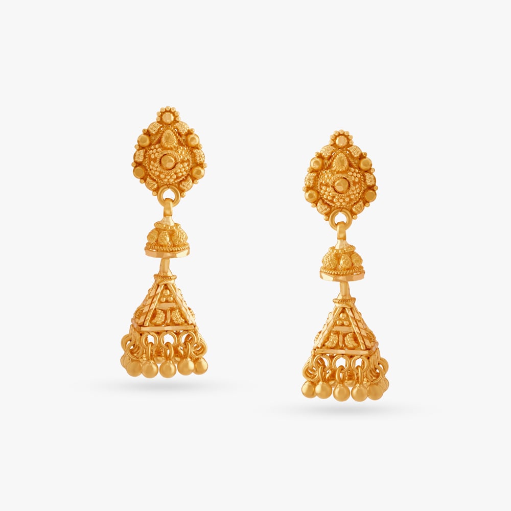 Alluring Pyramid Jhumkas,,hi-res image number null