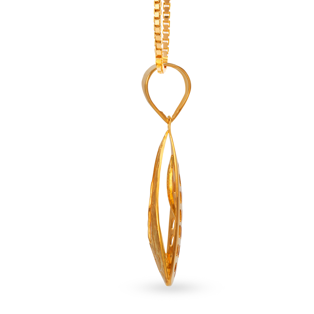 Eclectic Gold Pendant Earrings Set,,hi-res image number null
