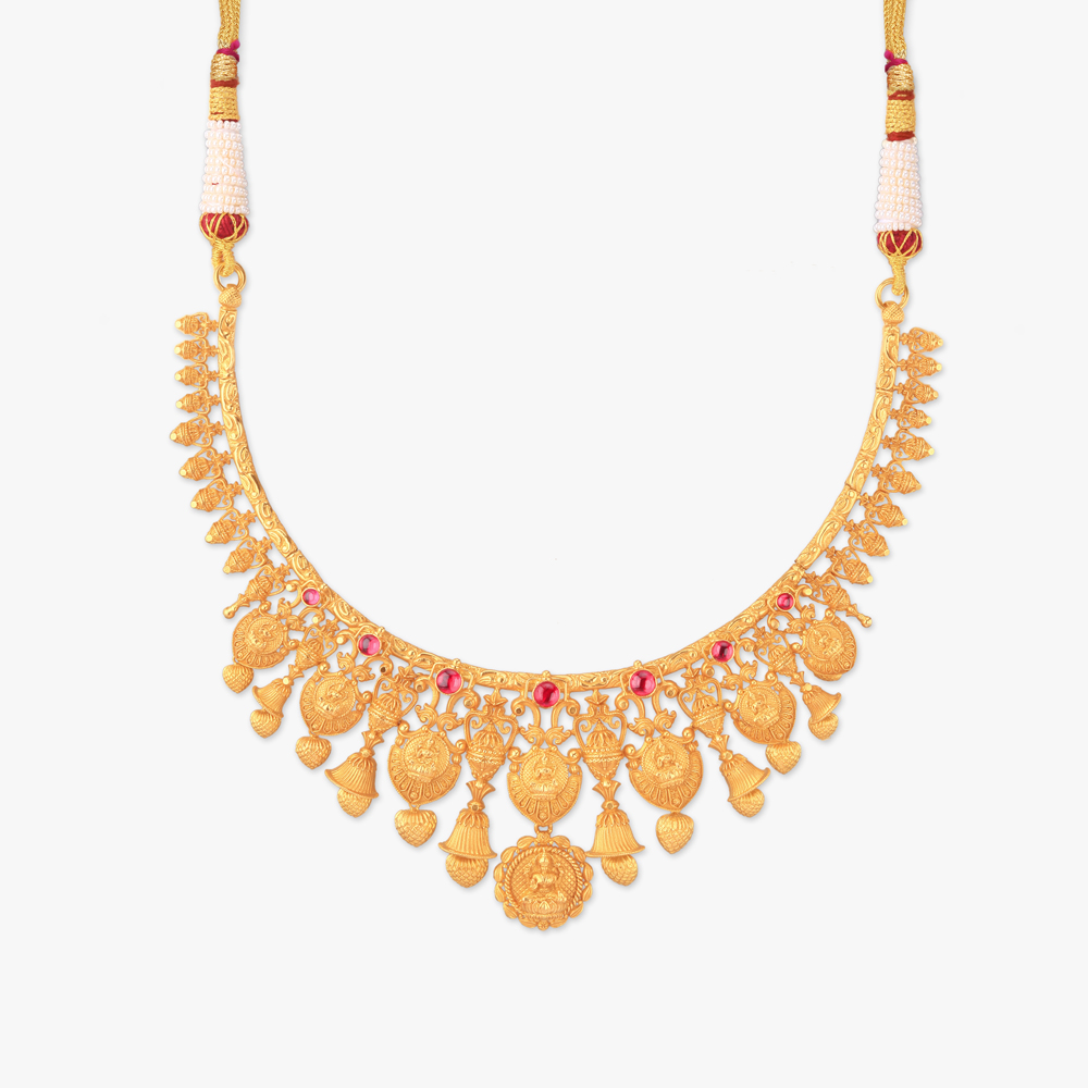 Divine Grace Gold Necklace set,,hi-res image number null