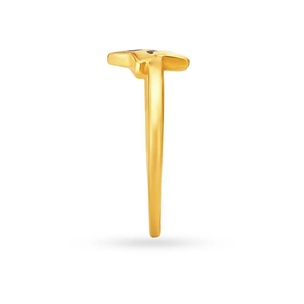 Charming Gold Star Ring for Kids,,hi-res image number null