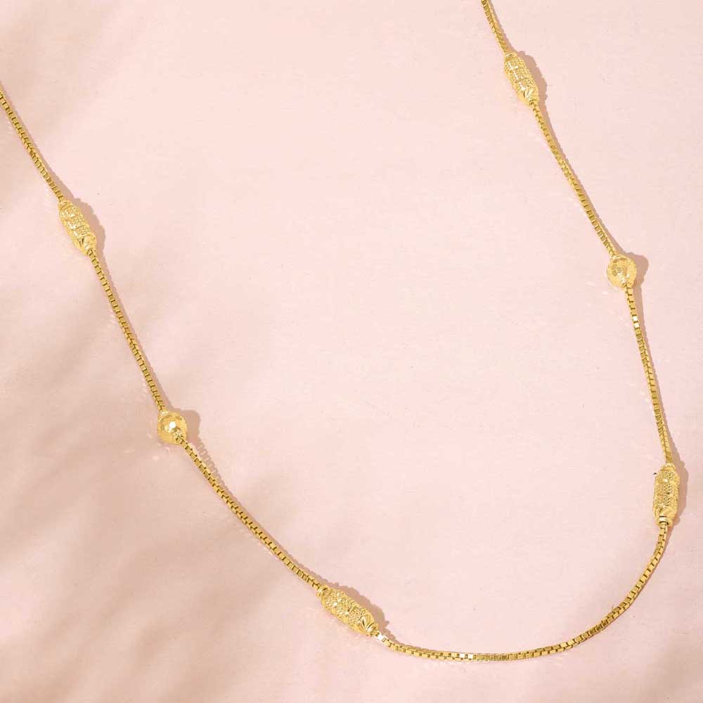 Sassy Swirl Gold Chain,,hi-res image number null