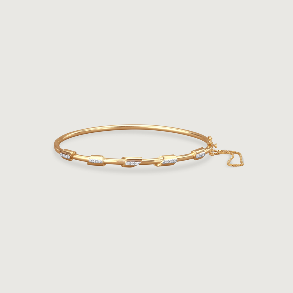Glitzy Link Diamond Bangle,,hi-res image number null