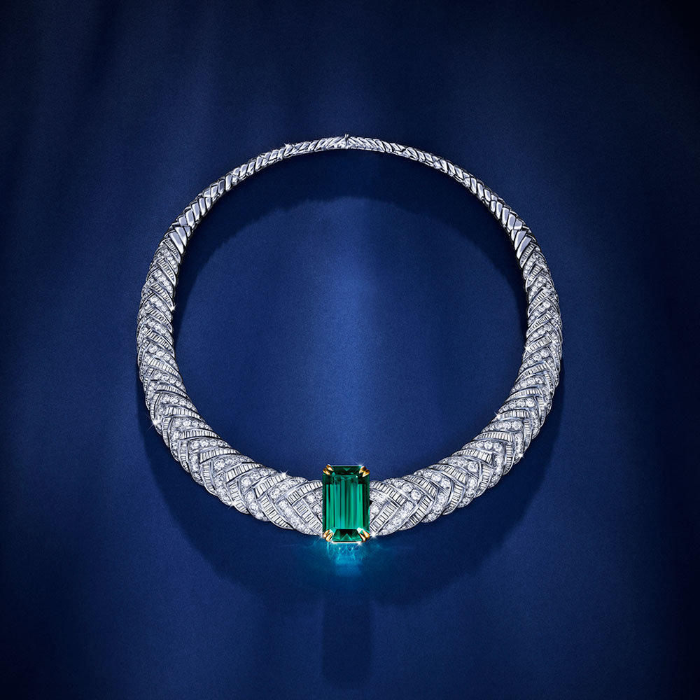 Serpent Majesty Diamond Necklace Set,,hi-res image number null