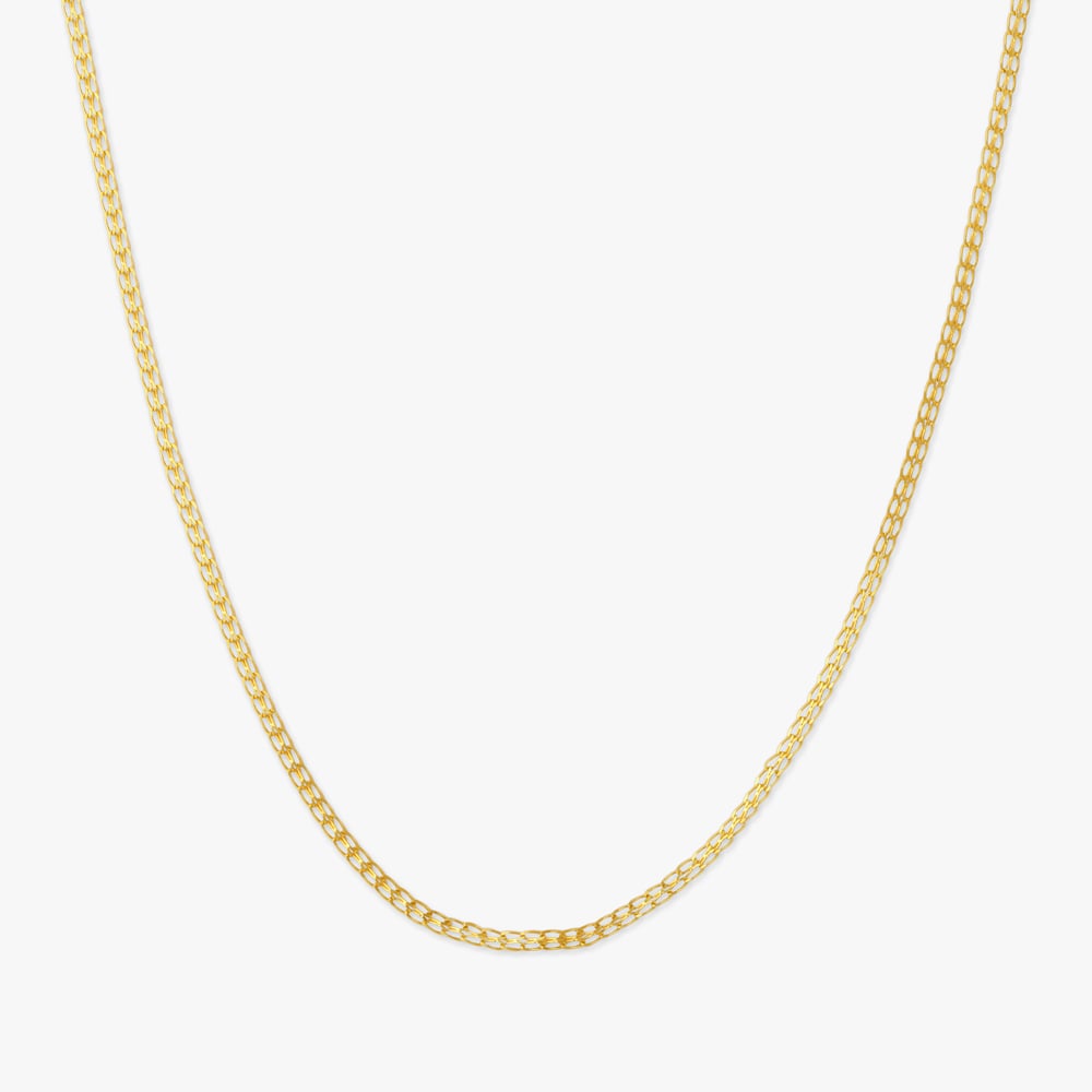 

Sleek Weave Gold Chain