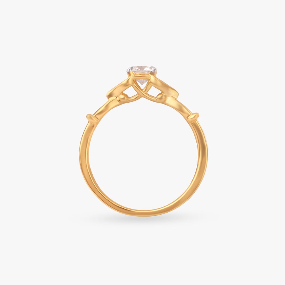 Willow Embrace Solitaire Ring,,hi-res image number null