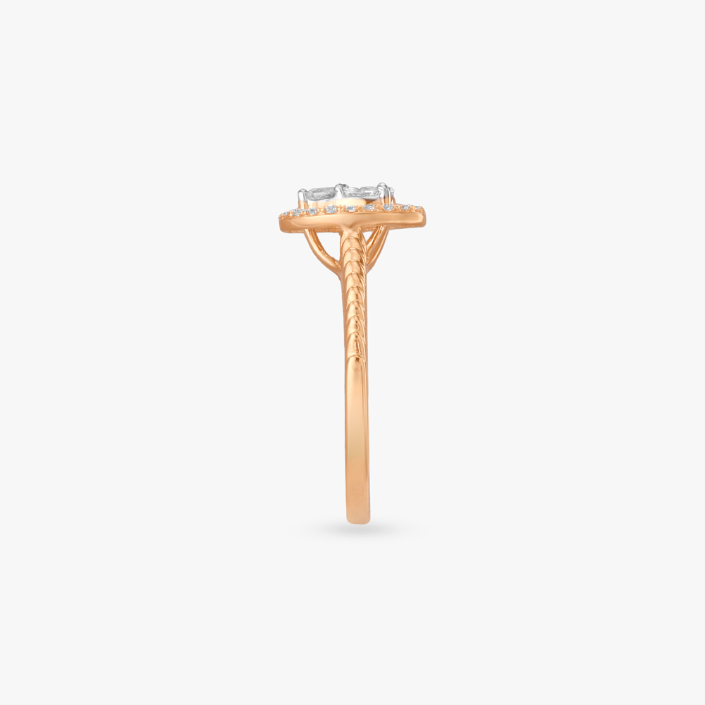 Dreamy Halo Diamond Finger Ring,,hi-res image number null