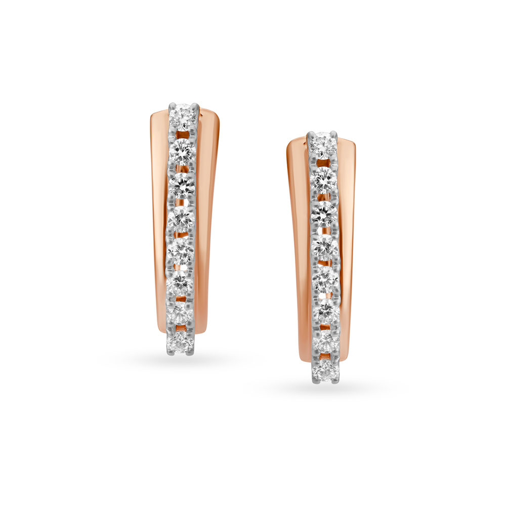 Magnificent Diamond Hoop Earrings