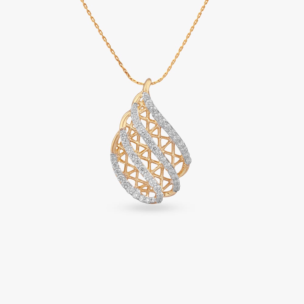 

Enchanted Weave Diamond Pendant