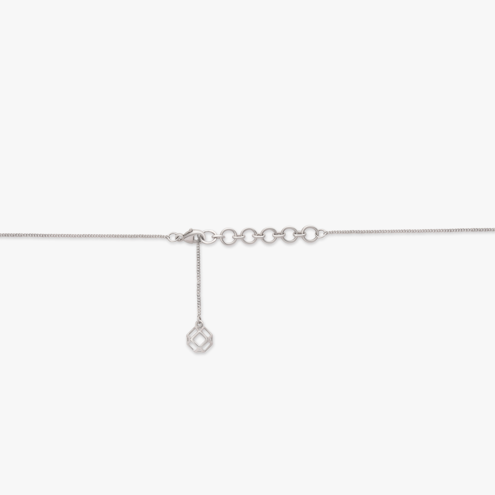 Refined Grace Platinum Pendant With Chain,,hi-res image number null