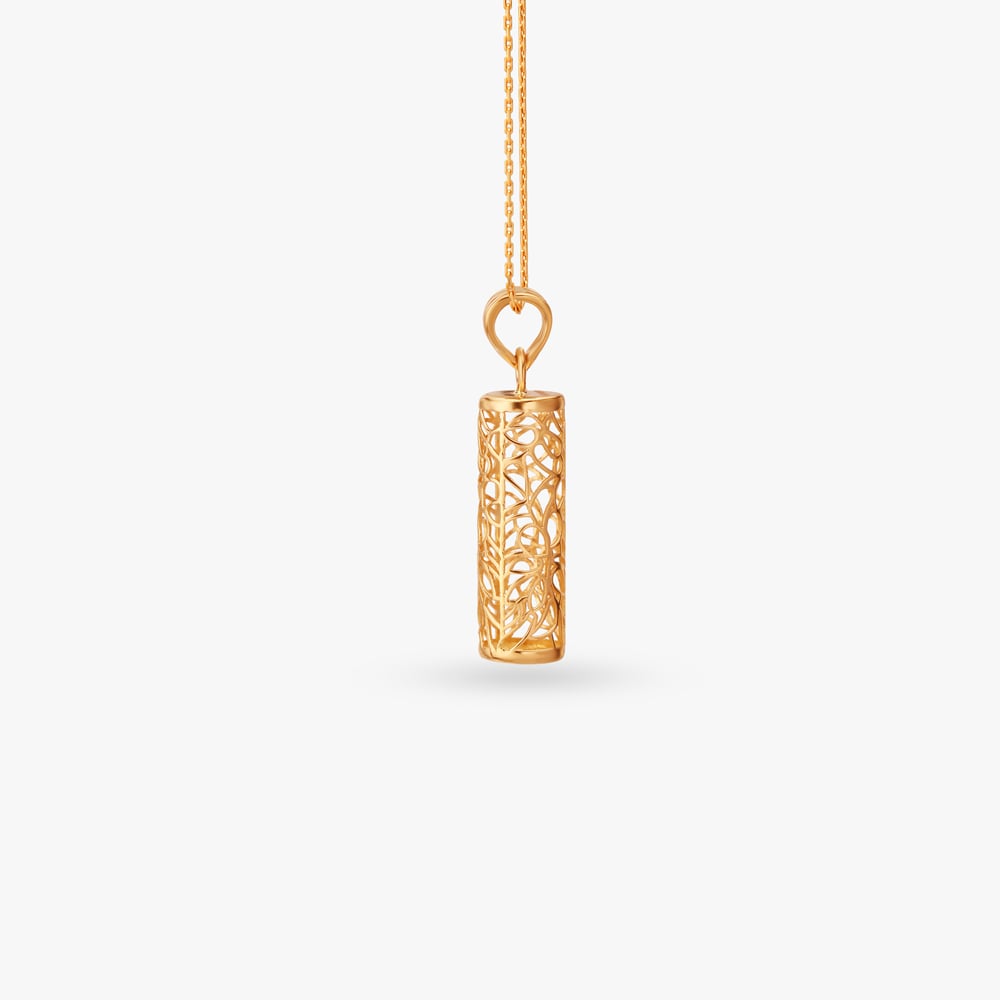 Delicate Gold Pendant,,hi-res image number null