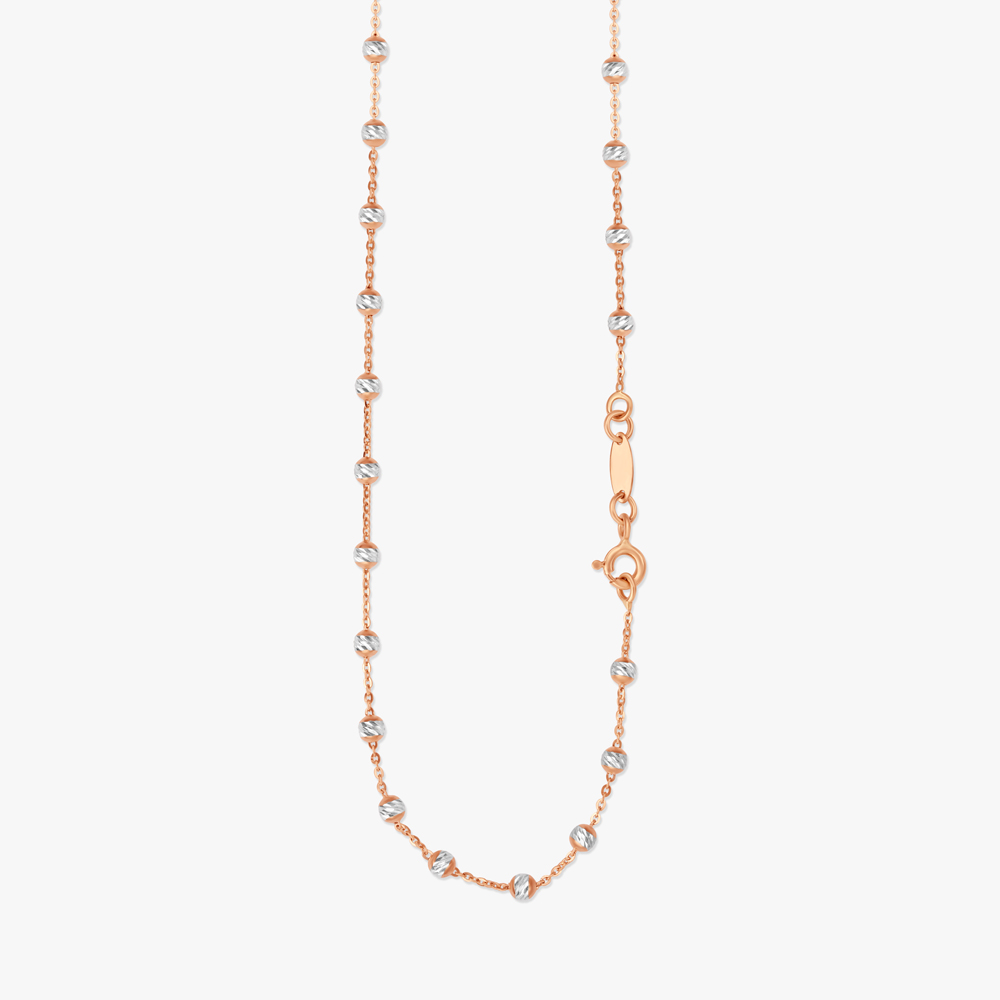 Alluring Beaded Gold Chain,,hi-res image number null