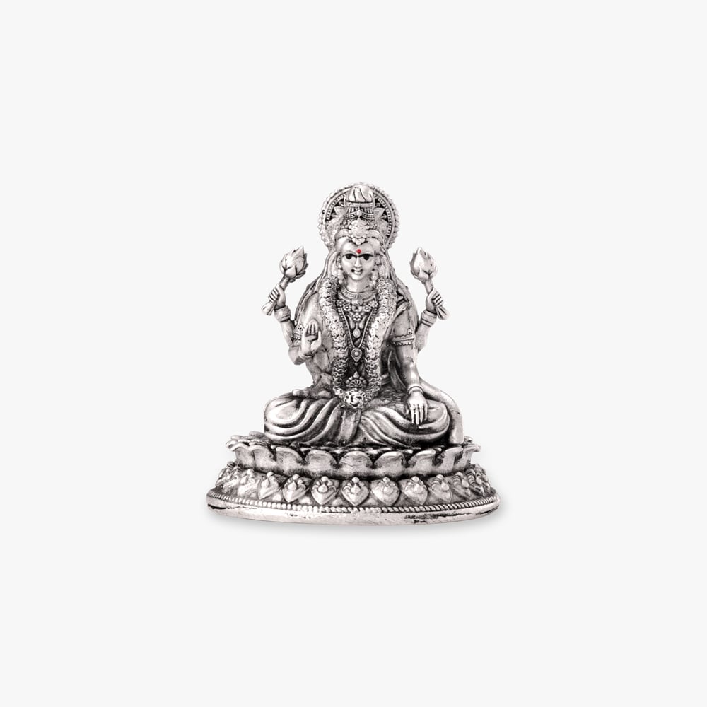 

Shri Lakshmi Silver Idol