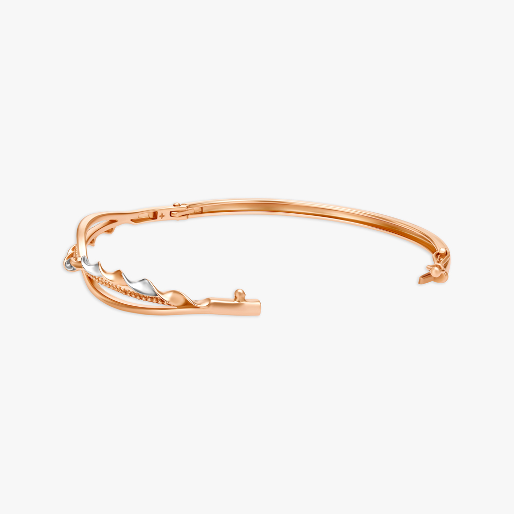 Contemporary Twisted Bangle,,hi-res image number null