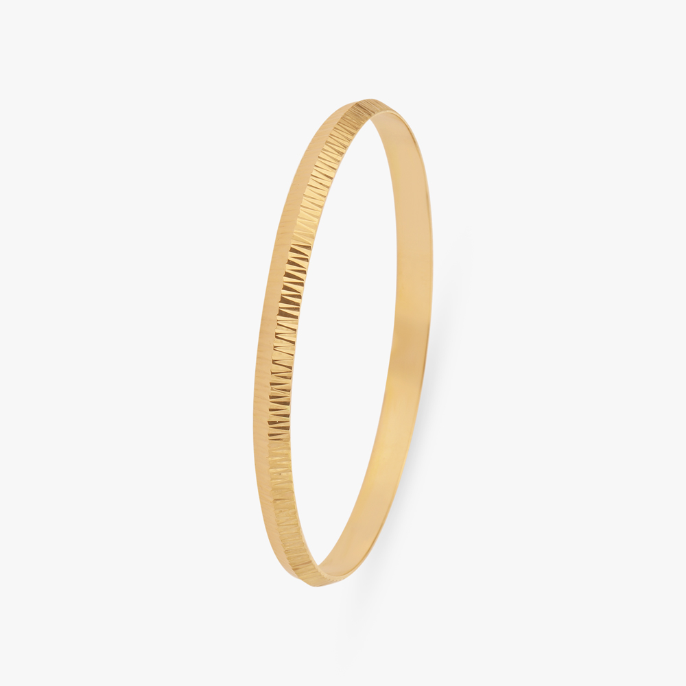 Geometric Gold Kada for Men,,hi-res image number null