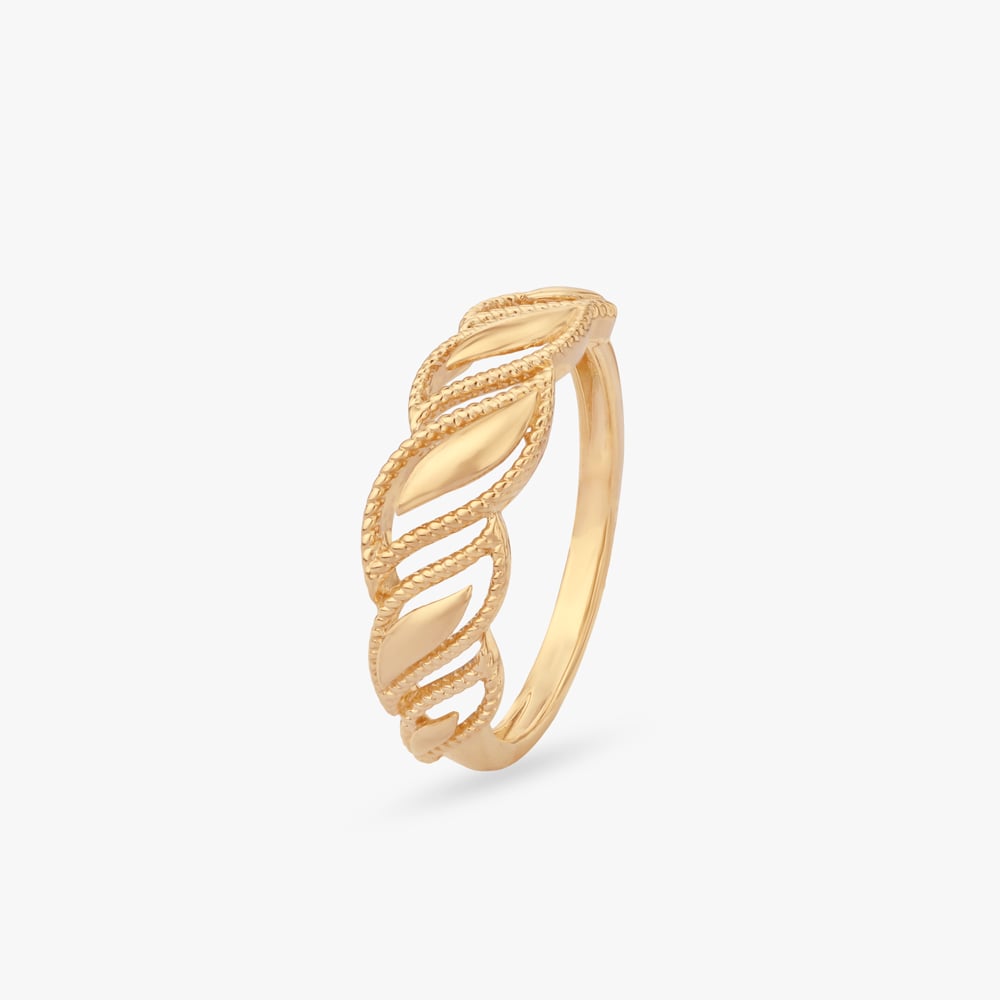 

Interwoven Braid Gold Ring