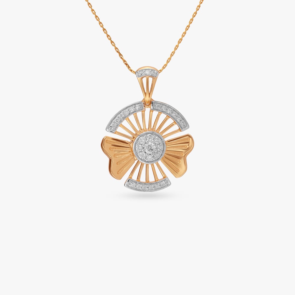 

Radiant Sparkle Diamond Pendant