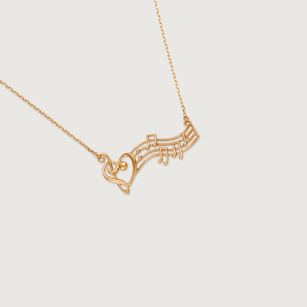 Melodic Treasures 14KT Gold Necklace,,hi-res image number null