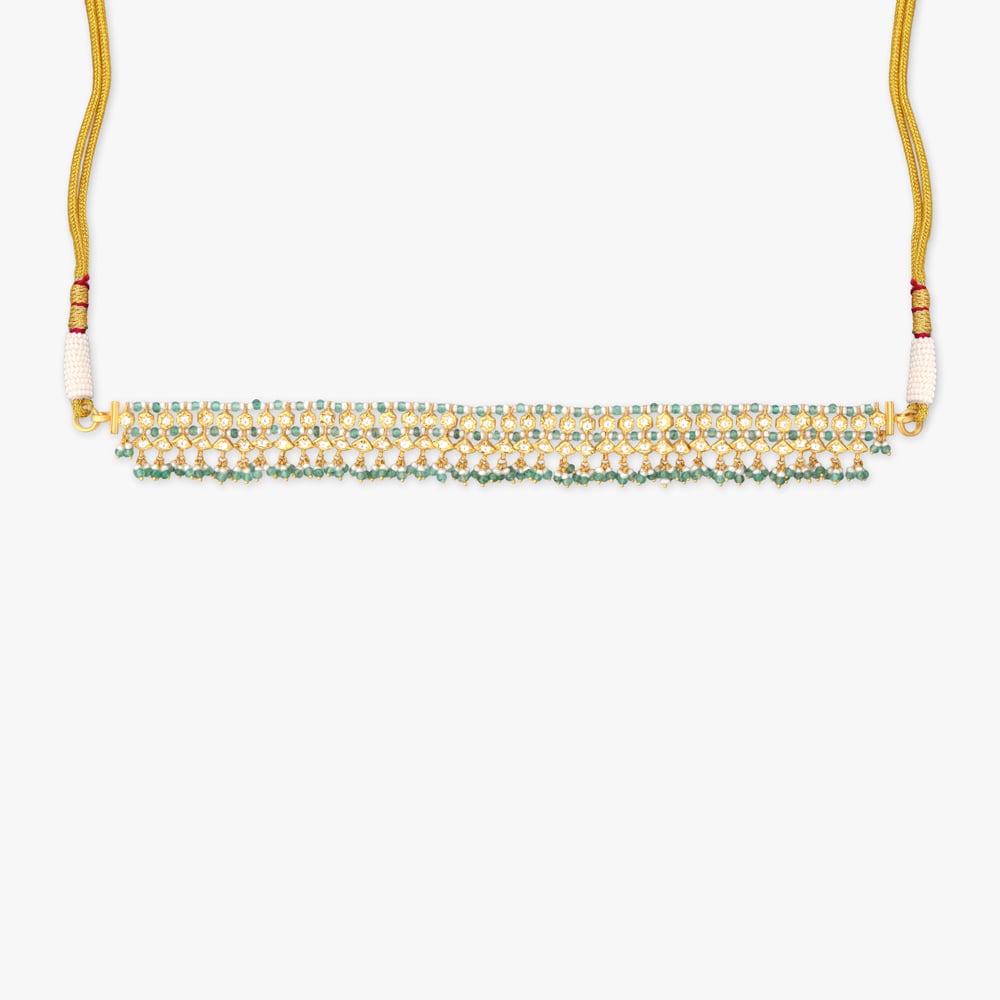 Celestial Fringe Gold Necklace Set,,hi-res image number null