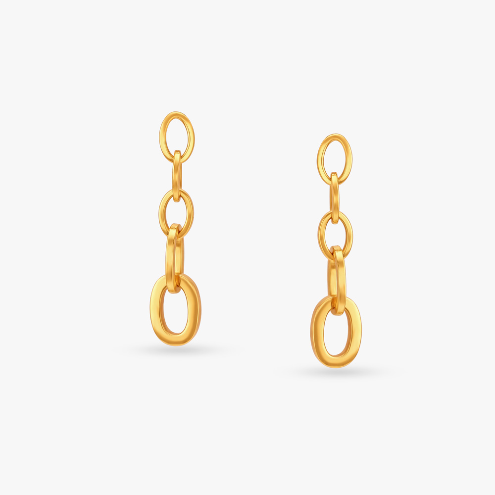 

Bold Geometric Drop Earrings