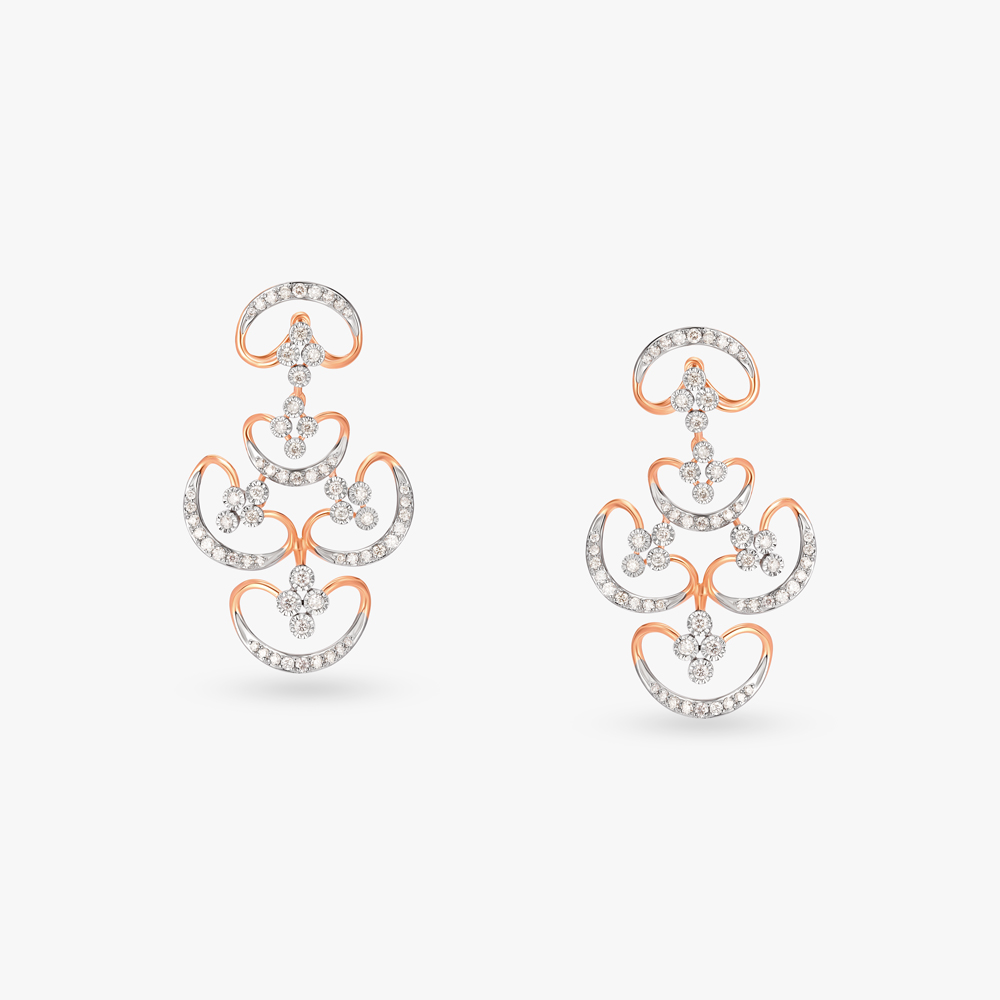 Shimmering Embrace Natural diamond Necklace Set,,hi-res image number null