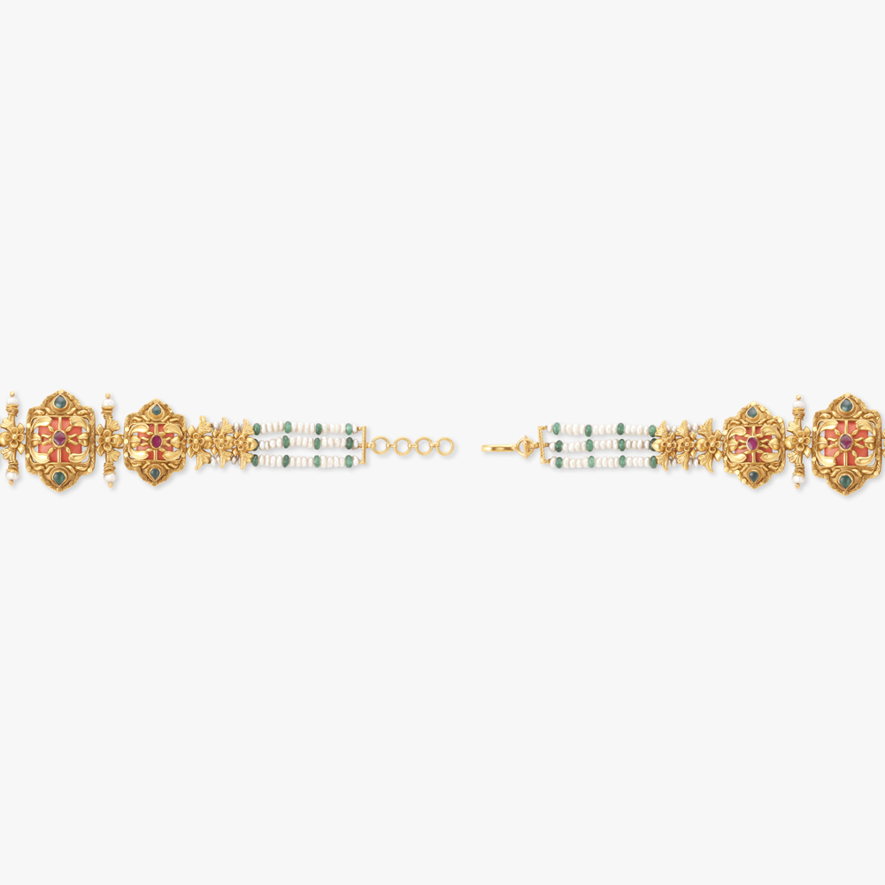 Stately Coral Stone Bracelet,,hi-res image number null