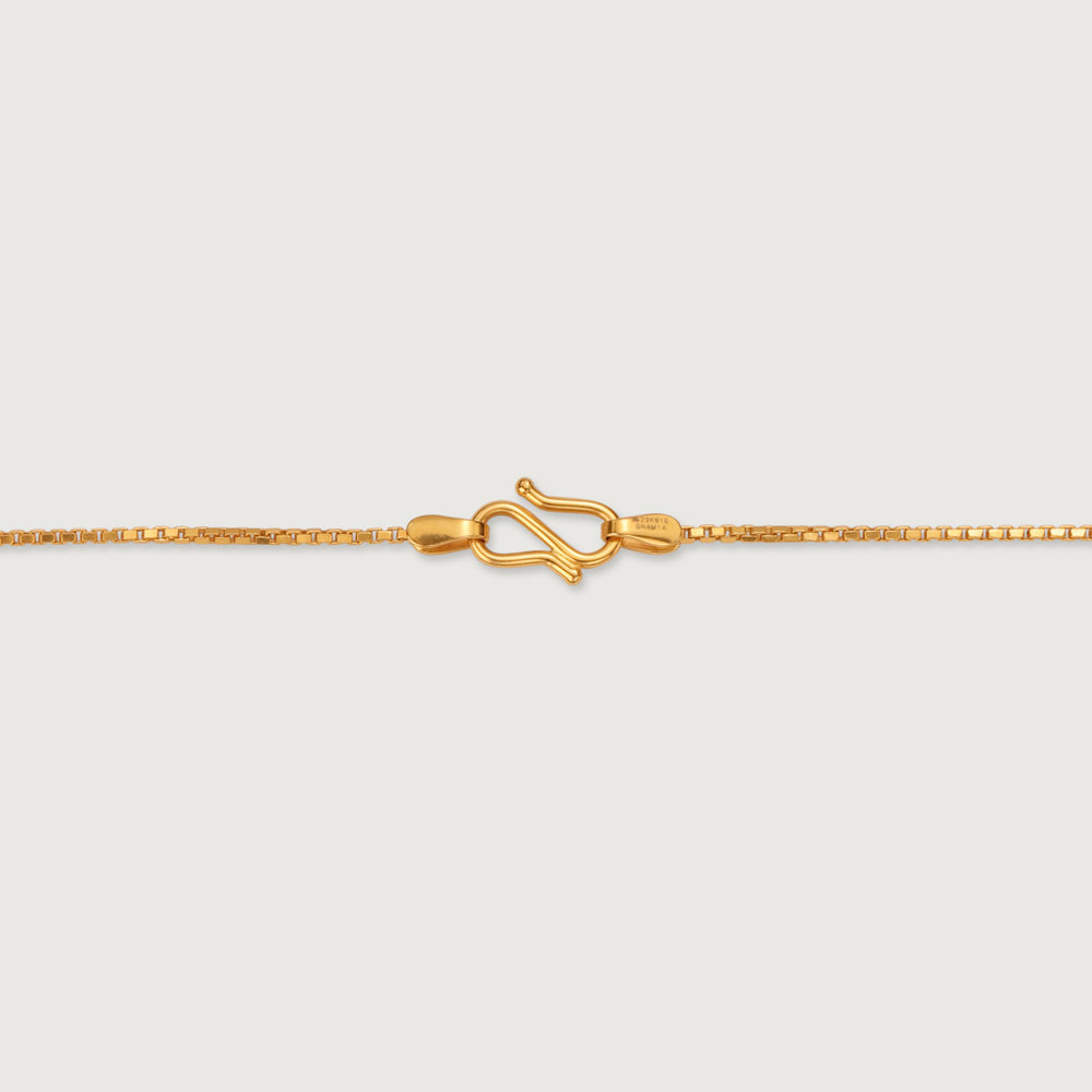 Warli Dreams 22KT Gold Pendant & Chain,,hi-res image number null