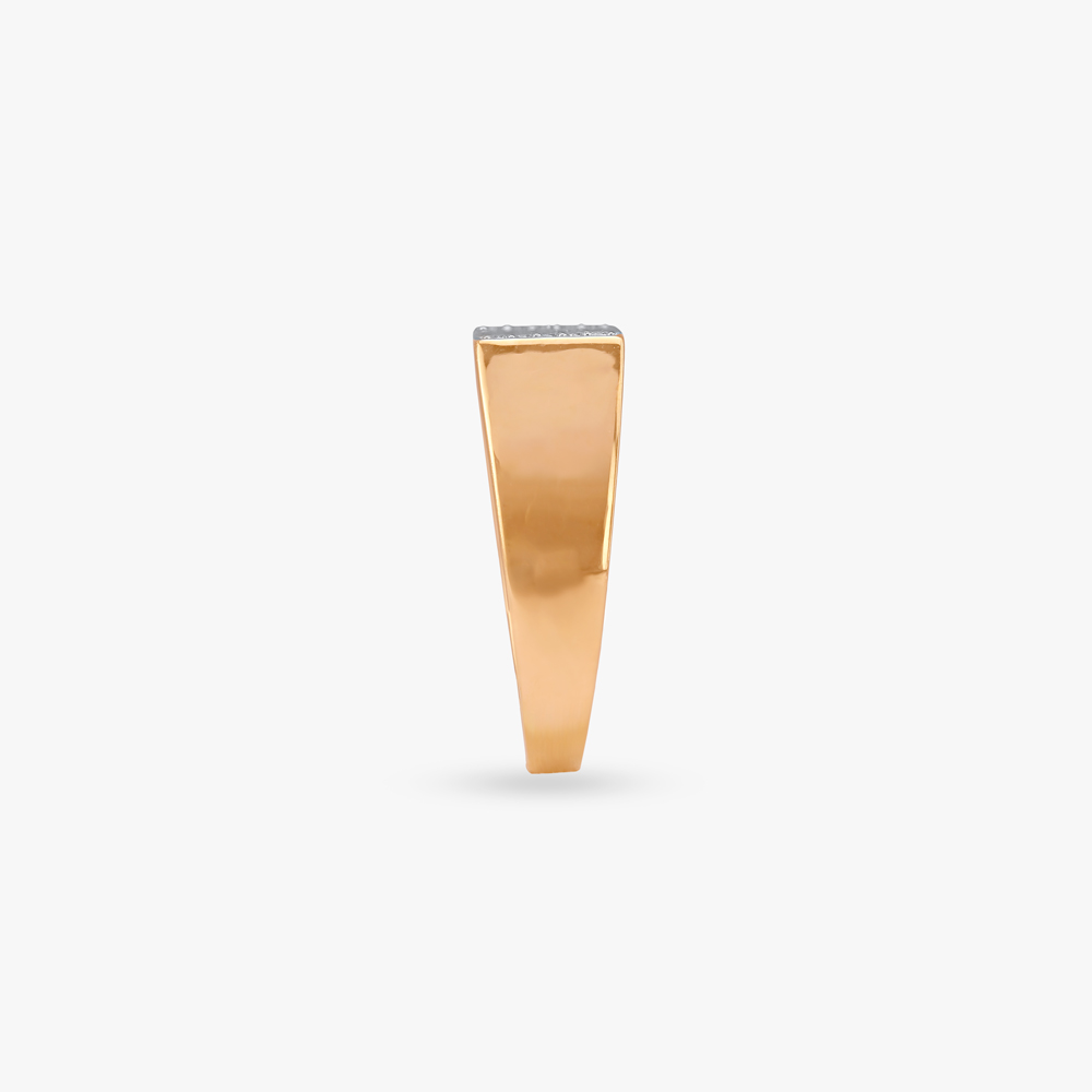 Twin Trail Diamond Ring for Men,,hi-res image number null