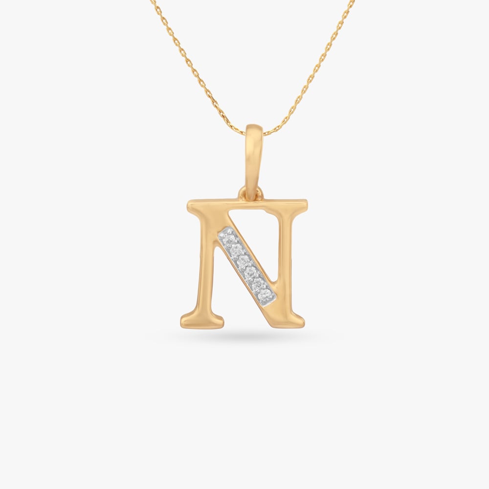 

Signature N Diamond Pendant