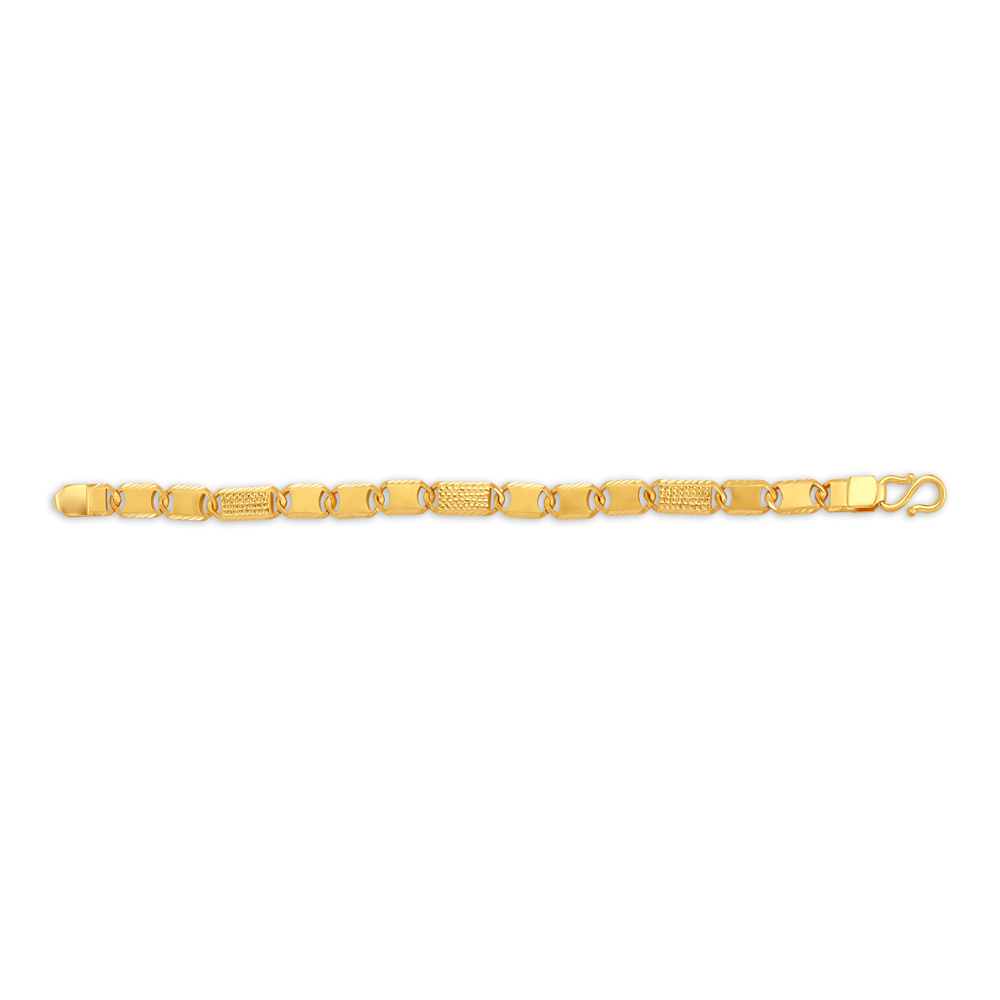 Aesthetic Link Gold Bracelet For Men