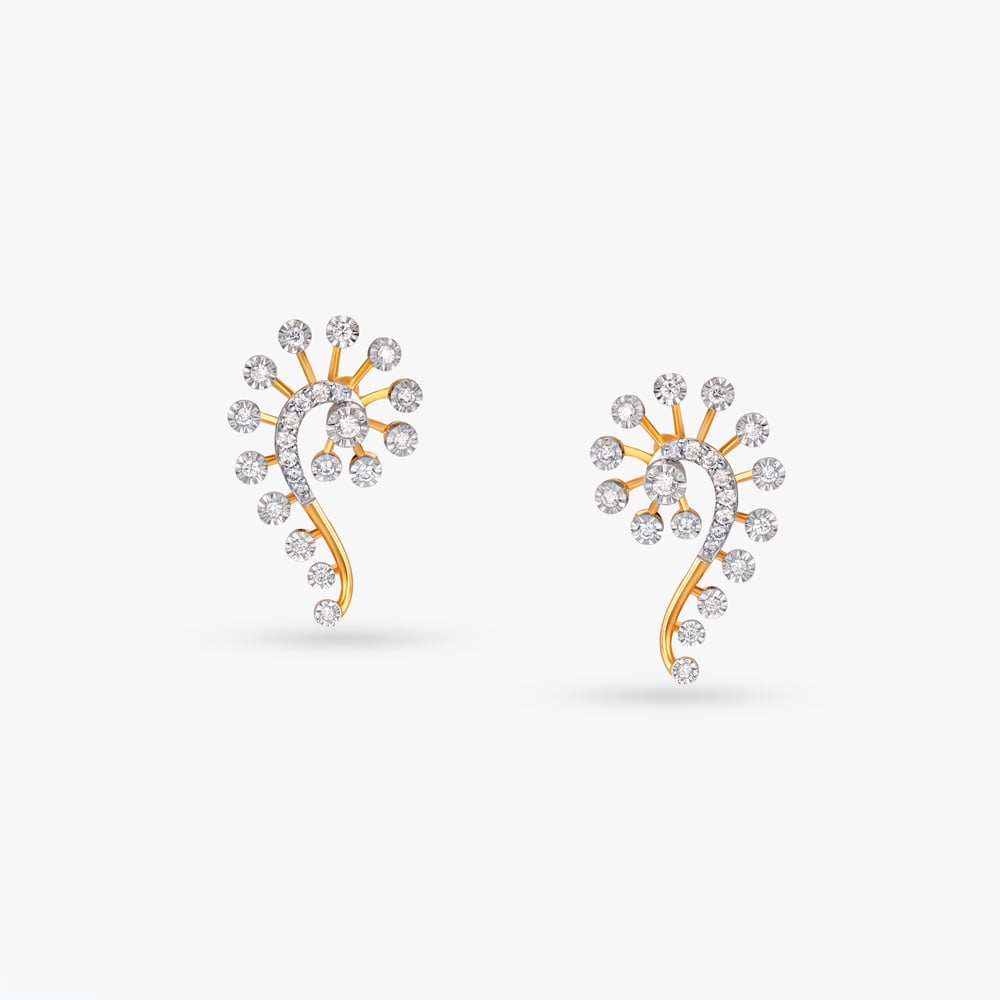 Curls of Brilliance Diamond Necklace Set,,hi-res image number null