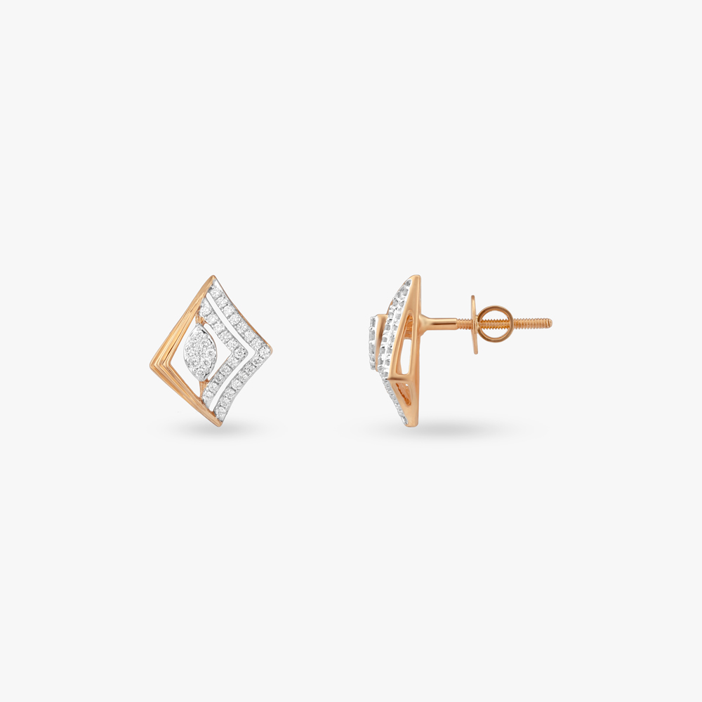Frame Spark Diamond Stud Earrings,,hi-res image number null